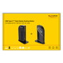 DeLOCK 88051 Estación de acoplamiento USB Type-C Triple Pantalla DisplayLink 4K