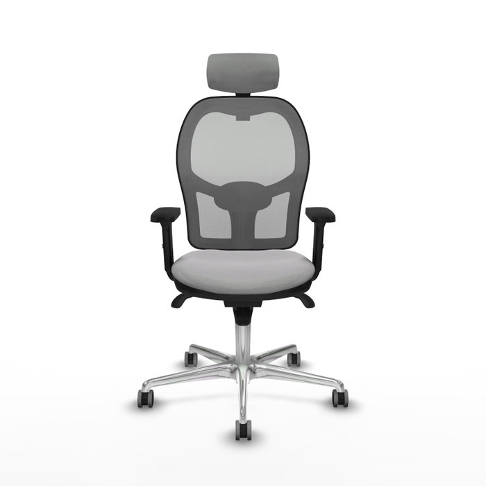 PIQUERAS Y CRESPO Silla de oficina Jorquera Gris con mecanismo sincro