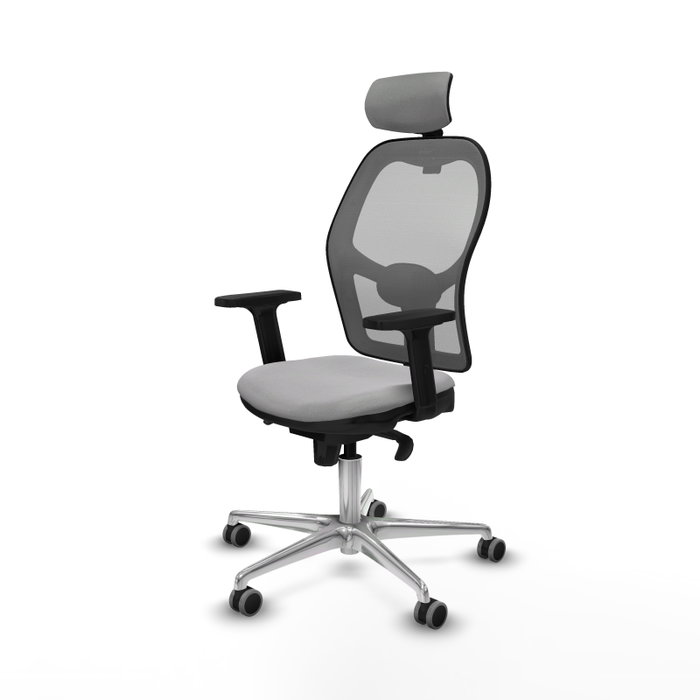 PIQUERAS Y CRESPO Silla de oficina Jorquera Gris con mecanismo sincro