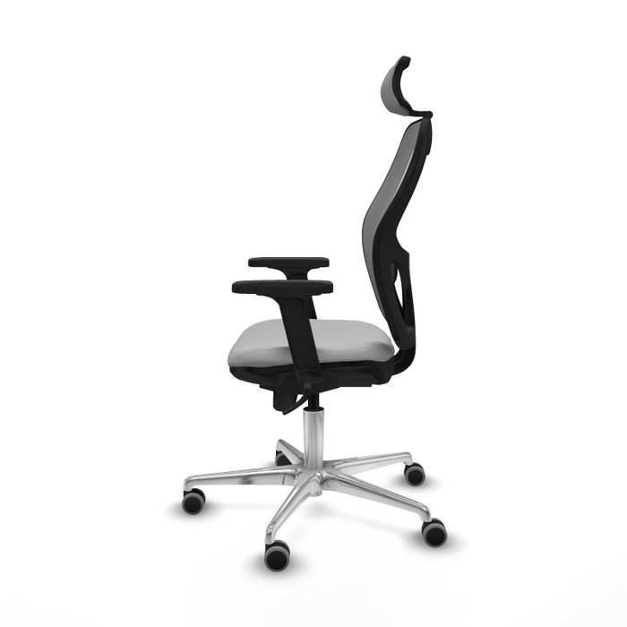 PIQUERAS Y CRESPO Silla de oficina Jorquera Gris con mecanismo sincro