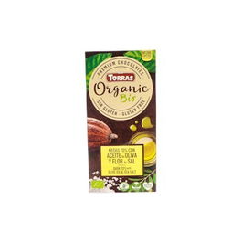 TORRAS Chocolate Negro 70% Aceite Oliva 100g Bio Sin Gluten