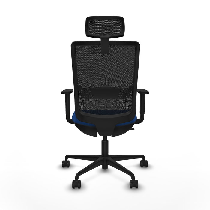 PIQUERAS Y CRESPO Silla de oficina Haches con mecanismo Sincro/Traslack Azul y Negro PIQUERAS Y CRESPO Silla de oficina Haches con mecanismo Sincro/Traslack Azul y Negro