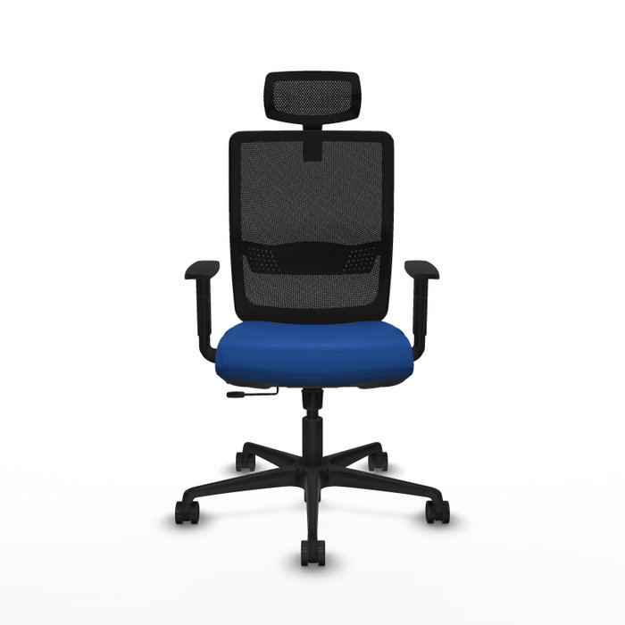 PIQUERAS Y CRESPO Silla de oficina Haches con mecanismo Sincro/Traslack Azul y Negro PIQUERAS Y CRESPO Silla de oficina Haches con mecanismo Sincro/Traslack Azul y Negro