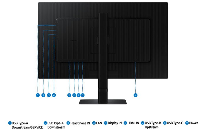 Samsung ViewFinity S8 S27D800UAU Monitor 27 pulg. 4K UHD IPS Negro Samsung ViewFinity S8 S27D800UAU Monitor 27 pulg. 4K UHD IPS Negro