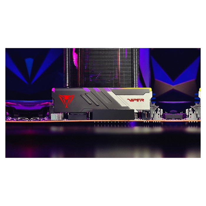 Patriot Viper Venom RGB DDR5 RAM 64 GB (2x32GB) 6000 MHz CL30 DIMM Kit Negro/Blanco - PVVR564G600C30K - Intel XMP 3.0 & AMD EXPO