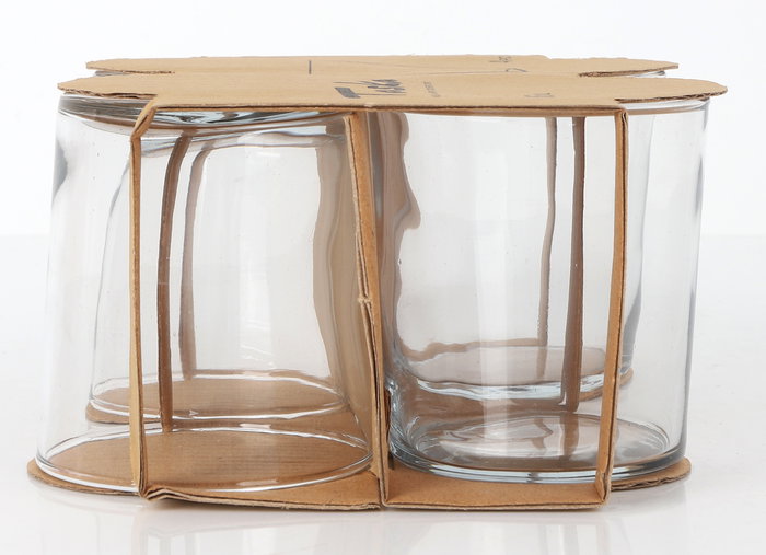 La Mediterranea Set 4 Vasos Pinta 360 cc ø8.1x9 cm (12 Cajas)