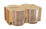 La Mediterranea Set 4 Vasos Pinta 360 cc ø8.1x9 cm (12 Cajas)