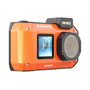AgfaPhoto Realishot WP9500 Cámara Compacta Resistente al Agua, 5K Ultra HD 24 MP, Sensor CMOS, 18x Zoom Digital, Color Naranja