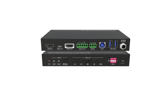 Vivolink VLHUB121-MME Conmutador y HUB de Sala de Reuniones 4K 2x1 Vivolink VLHUB121-MME Conmutador y HUB de Sala de Reuniones 4K 2x1