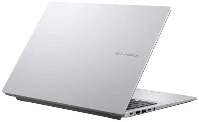 ASUS Vivobook 16 X1607CA-MB076 Copilot+ PC - Ordenador Portátil 16" WUXGA, Intel Core Ultra 7 255H, 32GB RAM, 1TB SSD, Intel Arc 140T, Sin SO, Plata, Teclado QWERTY Español