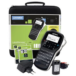 Dymo LabelManager 280 Kitcase con teclado QWERTZ y enchufe EU