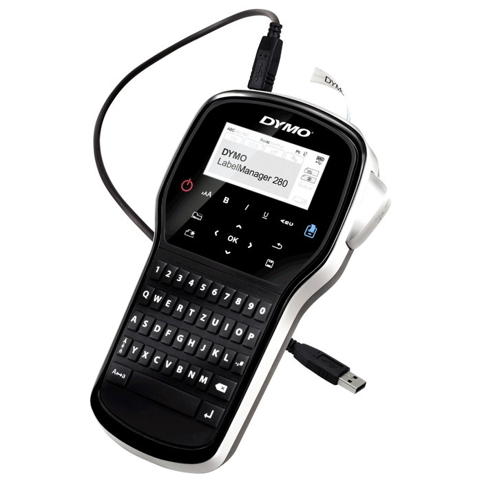 Dymo LabelManager 280 Kitcase con teclado QWERTZ y enchufe EU