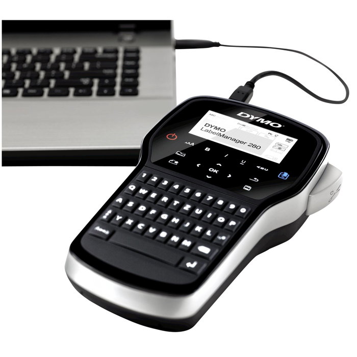 Dymo LabelManager 280 Kitcase con teclado QWERTZ y enchufe EU
