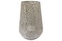 DKD Home Decor Portavelas de Metal Blanco 25x25x36 cm