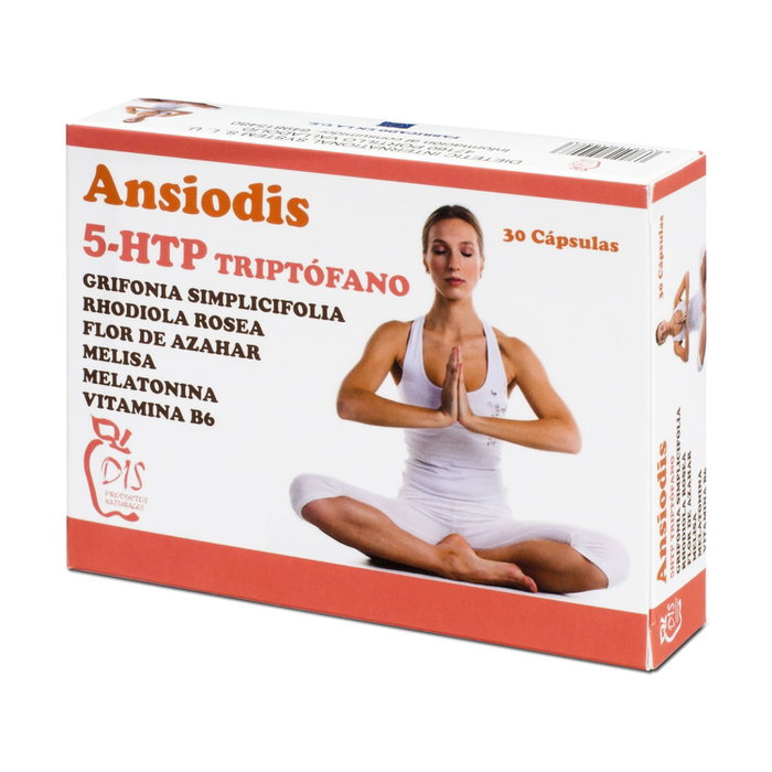 Dis Ansiodis Plus 5-HTP 30 cápsulas Complemento Alimenticio Dis Ansiodis Plus 5-HTP 30 cápsulas Complemento Alimenticio