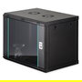 Digitus Dynamic-N Caja de Rack Mural de 9U, 600x450x474 mm (AnxPxAl), Peso 60 kg, con Puertas de Cristal y Acero, Rieles y Gestión de Cables