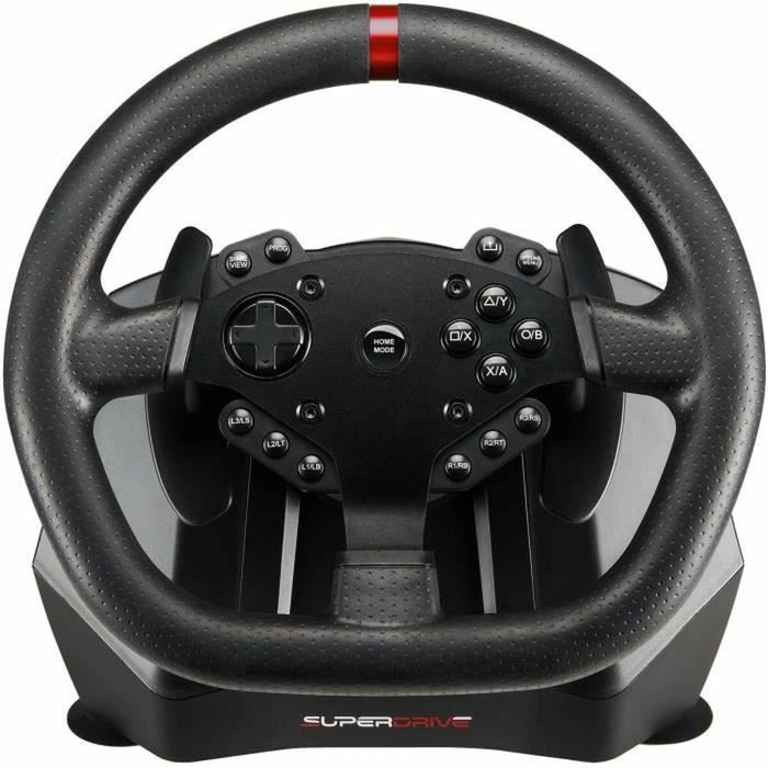 Subsonic Volante de carreras SUPERDRIVE GS950-X de 900° con palanca de cambios y 3 pedales Subsonic Volante de carreras SUPERDRIVE GS950-X de 900° con palanca de cambios y 3 pedales