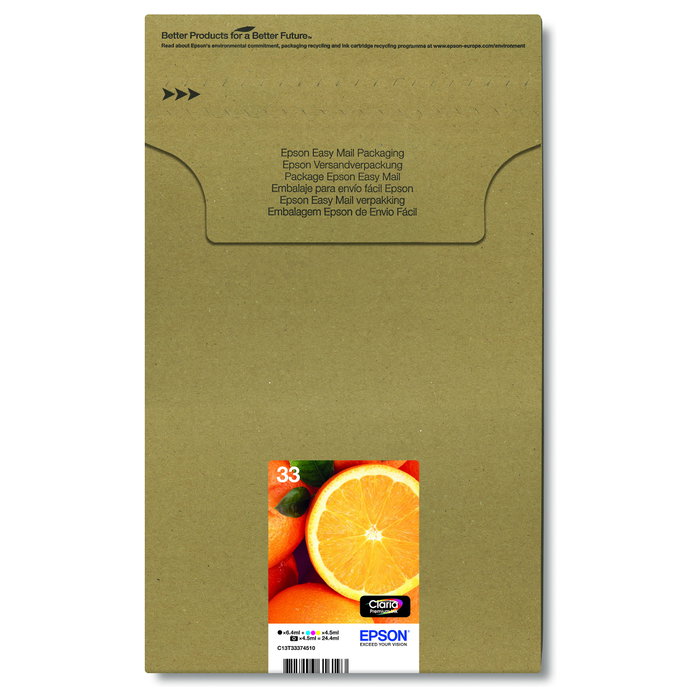 Epson Multipack de 5 Cartuchos Claria Premium C13T33374510 Epson Multipack de 5 Cartuchos Claria Premium C13T33374510
