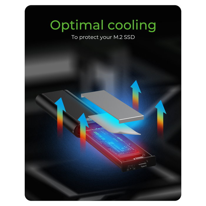 ICY BOX IB-1807MT-C31 Caja para SSD M.2 NVMe USB Type-C