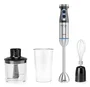 Orbegozo Batidora de Mano BT 5017 1700W Velocidad Ajustable con Función Turbo, Brazo Inox y Accesorios Vaso Batidor y Picador