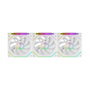Mars Gaming MF-LINKFINITYKIT2R Kit 3 Ventiladores Invertidos ARGB Blancos