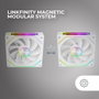Mars Gaming MF-LINKFINITYKIT2R Kit 3 Ventiladores Invertidos ARGB Blancos