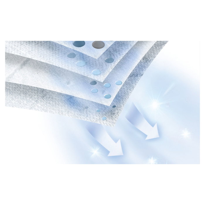 Siemens VZ41FGALL Bolsa para el Polvo / Aspiradora Cilíndrica, Blanco, Paquete de 4 unidades