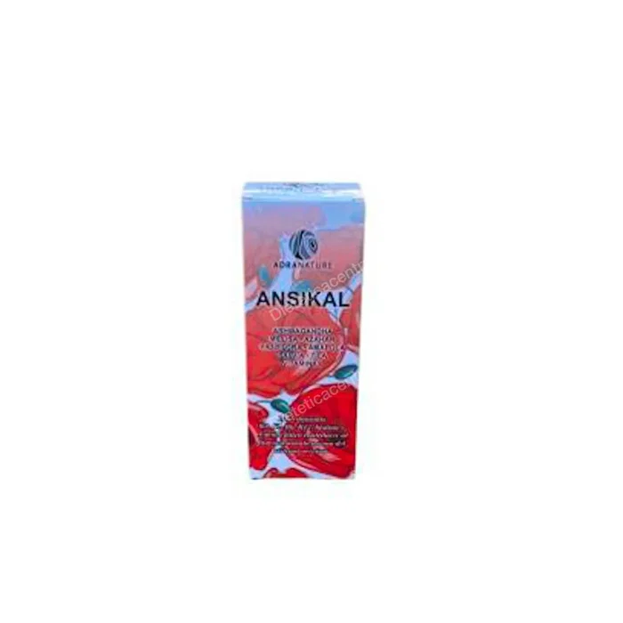 Adranature Ansikal 250ml - Complemento Alimenticio para Ansiedad y Estrés con Melisa, Pasiflora y Ashwagandha - 250 ml