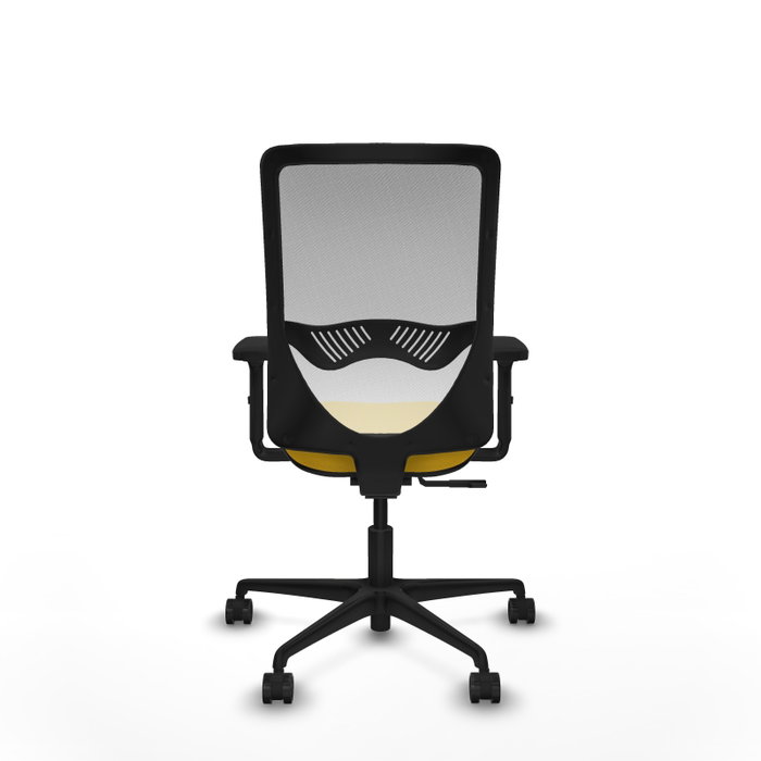 PIQUERAS Y CRESPO Silla de oficina Zulema con mecanismo Sincro, Amarillo y Blanco PIQUERAS Y CRESPO Silla de oficina Zulema con mecanismo Sincro, Amarillo y Blanco