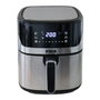 Oveen AF550 Freidora de aire negra y plata
