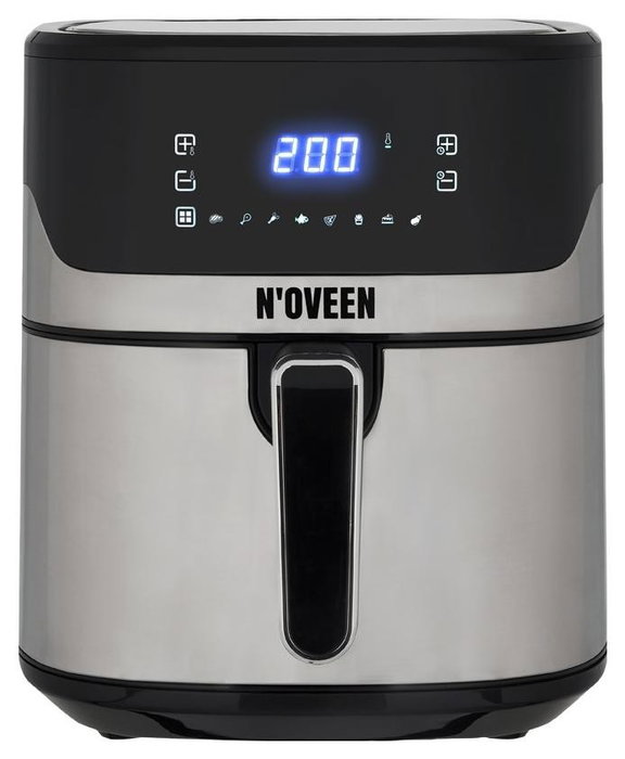 Oveen AF550 Freidora de aire negra y plata Oveen AF550 Freidora de aire negra y plata