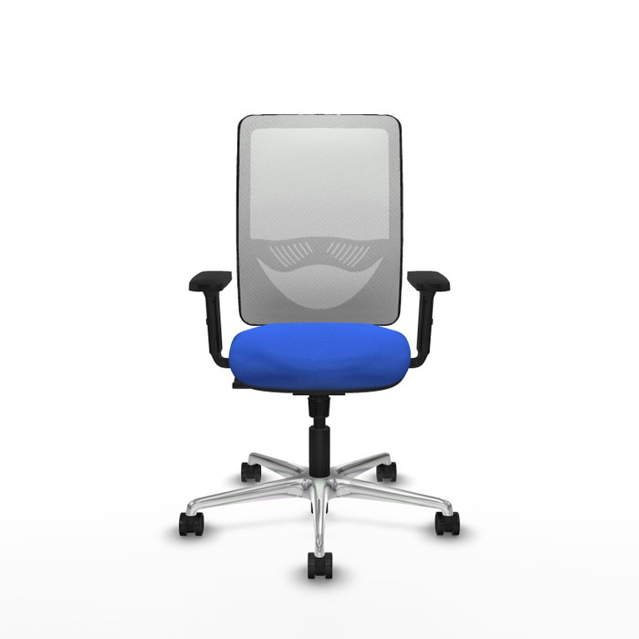 PIQUERAS Y CRESPO Silla de oficina Zulema con mecanismo Sincro, Azul y Blanco PIQUERAS Y CRESPO Silla de oficina Zulema con mecanismo Sincro, Azul y Blanco