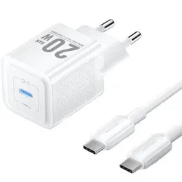 Vention TZ-FEPW0-EU-01 Cargador de Pared GaN USB-C 20W con Cable USB-C