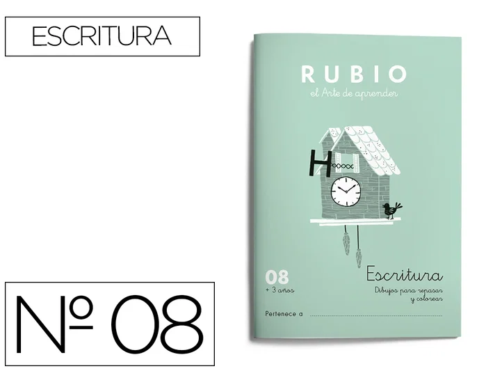 Rubio Cuaderno de caligrafía nº 08 Rubio Cuaderno de caligrafía nº 08