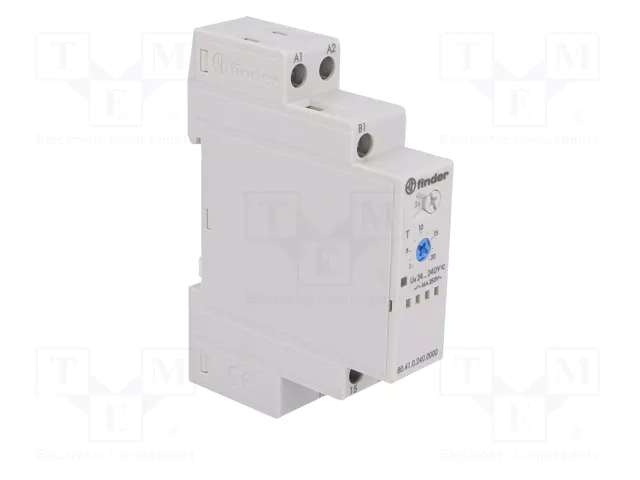 FINDER Relé de tiempo Serie 80 SPDT 250VAC/10A 24-240VAC FINDER Relé de tiempo Serie 80 SPDT 250VAC/10A 24-240VAC