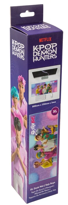 Cinereplicas Alfombrilla de escritorio XL KPop Demon Hunters Saja Boys, Violeta