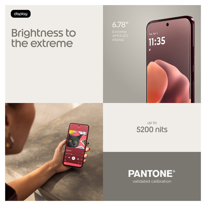Motorola edge 70 pro 256GB 8GB RAM PANTONE Zinfandel Motorola edge 70 pro 256GB 8GB RAM PANTONE Zinfandel