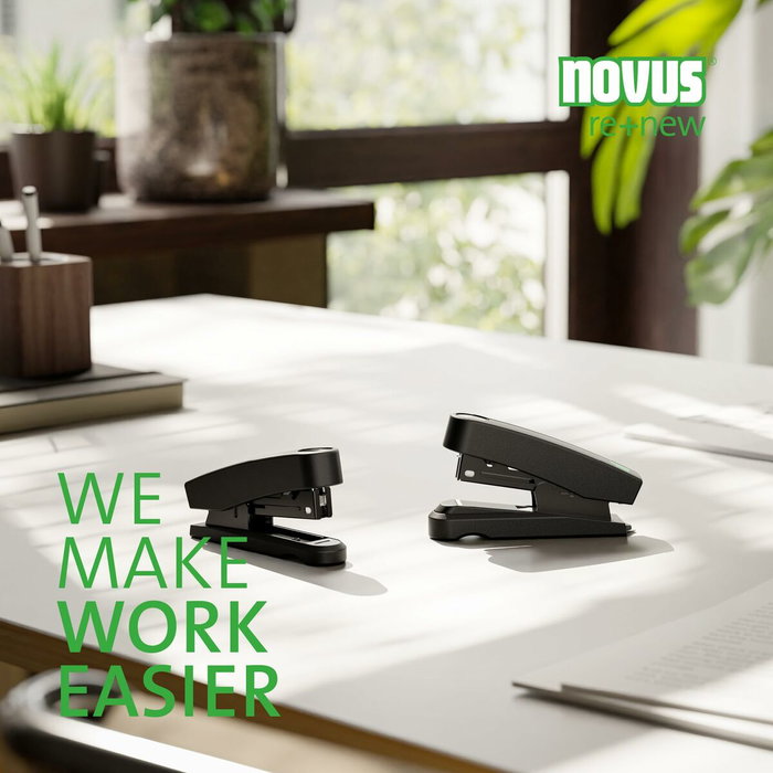 Novus Grapadora B10FC Professional RE+NEW Negro con 200 Grapas No. 10 Novus Grapadora B10FC Professional RE+NEW Negro con 200 Grapas No. 10