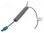 MTA Cable coaxiales Fakra enchufe a SMB hembra 0,25m