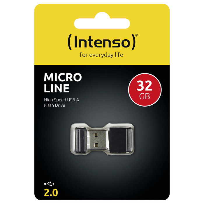 Intenso Micro Line Stick USB 2.0 32GB Negro