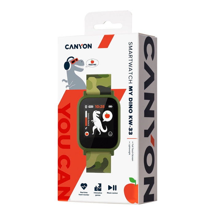 Canyon My Dino Smartwatch Kids Verde Camuflaje