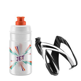 Elite Kit Portabidón CEO y Bidón Jet 350ml - Ideal Bicis Pequeñas y MTB