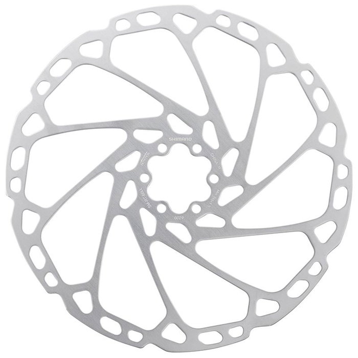 Shimano SM-RT66 Disco de Freno 203 mm 6 Tornillos Plata para Bicicleta Shimano SM-RT66 Disco de Freno 203 mm 6 Tornillos Plata para Bicicleta