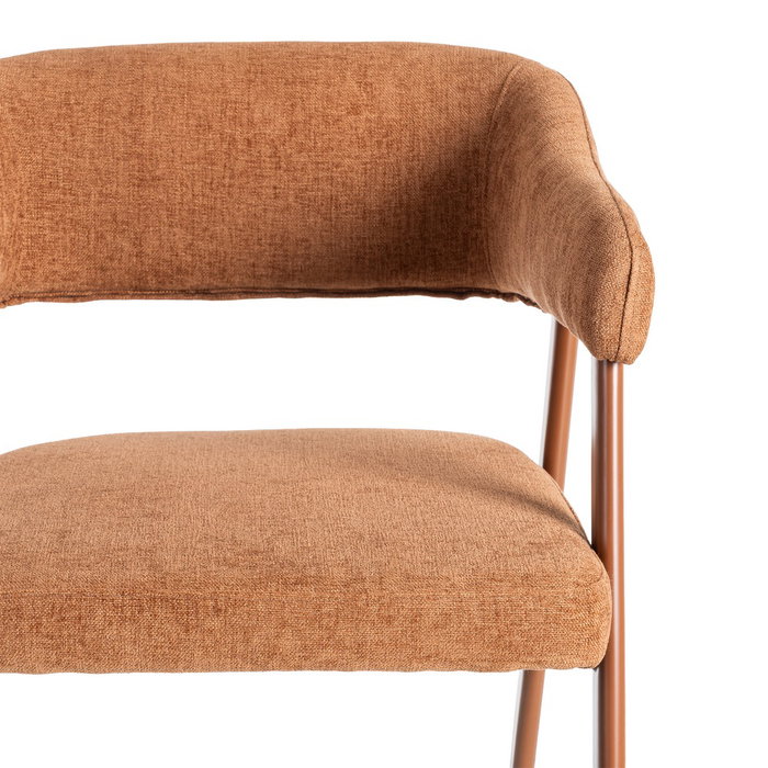 Silla Teja Tejido-Metal Contract 56 X 60 X 81 cm (Set de 2)