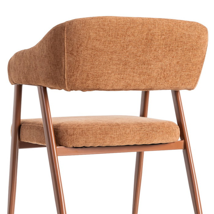 Silla Teja Tejido-Metal Contract 56 X 60 X 81 cm (Set de 2)