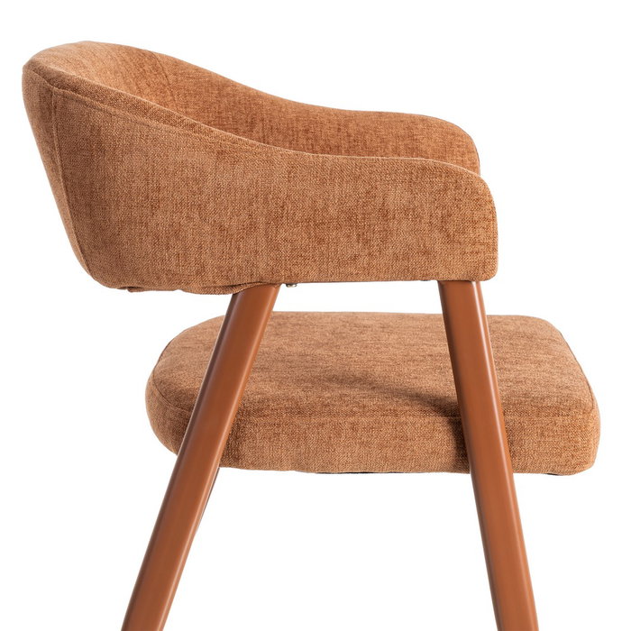 Silla Teja Tejido-Metal Contract 56 X 60 X 81 cm (Set de 2)