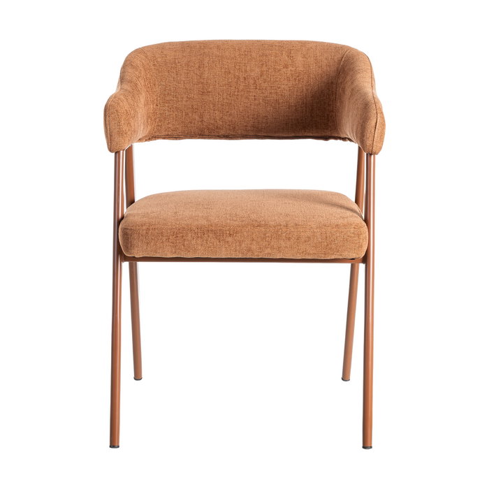 Silla Teja Tejido-Metal Contract 56 X 60 X 81 cm (Set de 2)