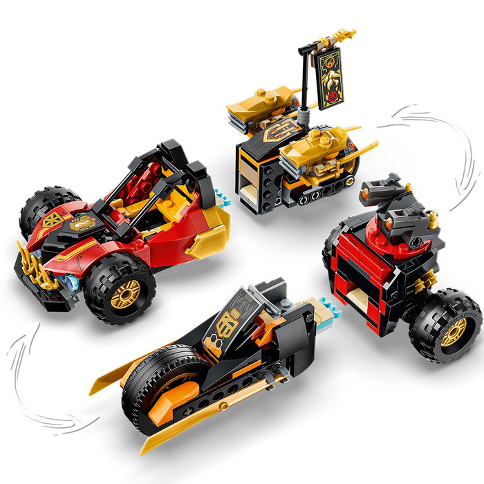 LEGO NINJAGO Vehículos combinables de Kai y Cole 71864 LEGO NINJAGO Vehículos combinables de Kai y Cole 71864