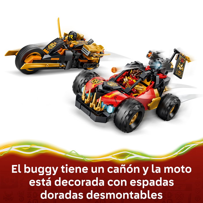 LEGO NINJAGO Vehículos combinables de Kai y Cole 71864 LEGO NINJAGO Vehículos combinables de Kai y Cole 71864