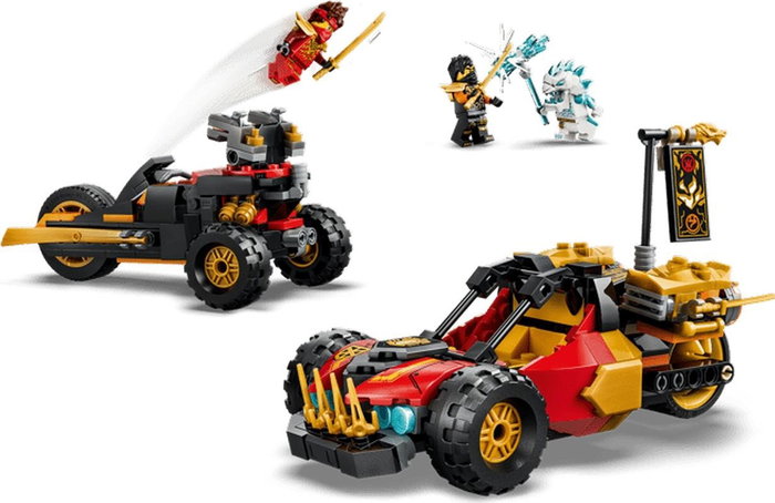 LEGO NINJAGO Vehículos combinables de Kai y Cole 71864 LEGO NINJAGO Vehículos combinables de Kai y Cole 71864